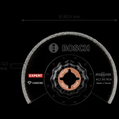 Bosch Professional Multicutter-Klinger^Bosch Expert ACZ 85 RD4 grout segmentklinge til multicutter Ø85 mm