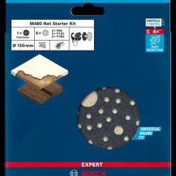 Bosch gør det selv Sliberondeller Og Slibeark^Bosch EXPERT M480-startsæt til excenterslibere 150 mm, 7 stk.