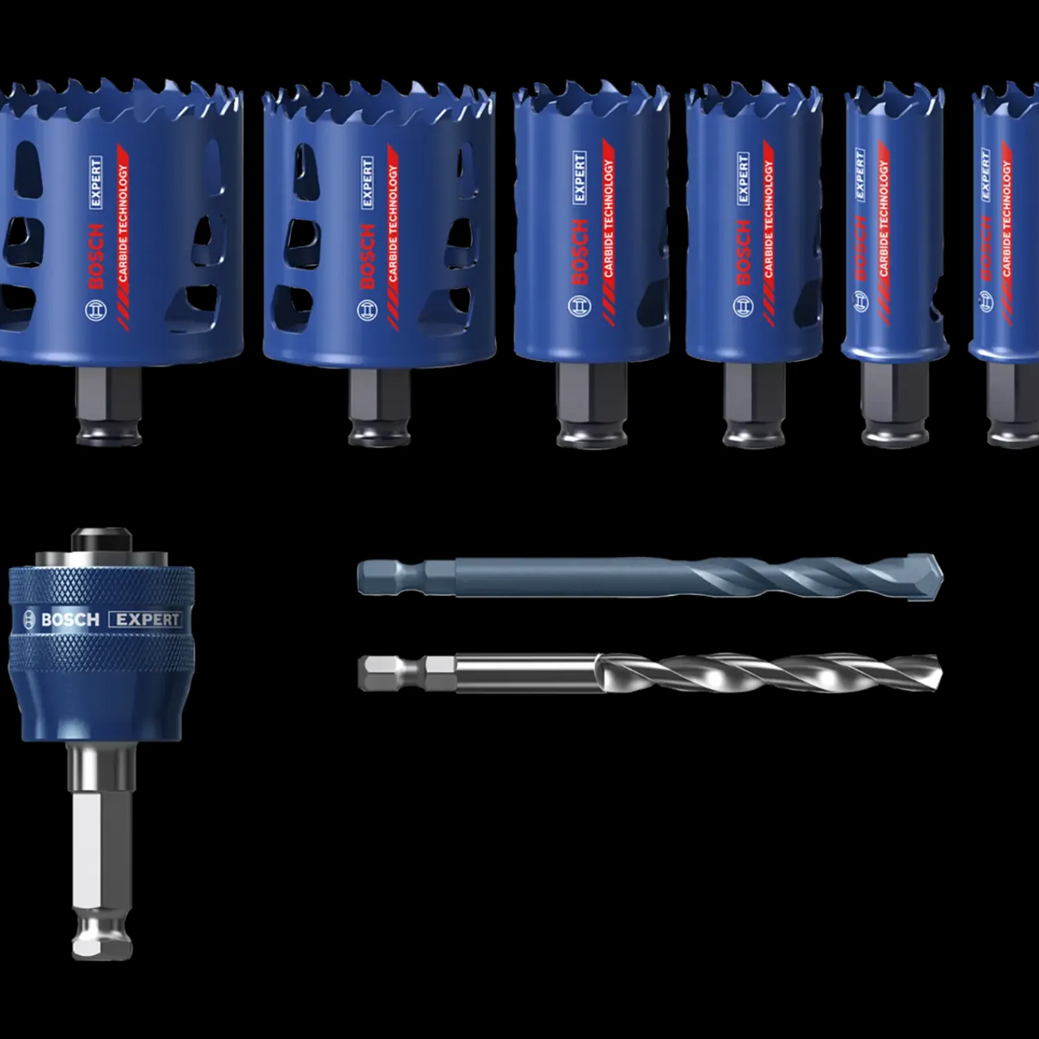 Best Bosch Professional Bosch Expert tough material hulsavssæt 22-68 mm 9 stk