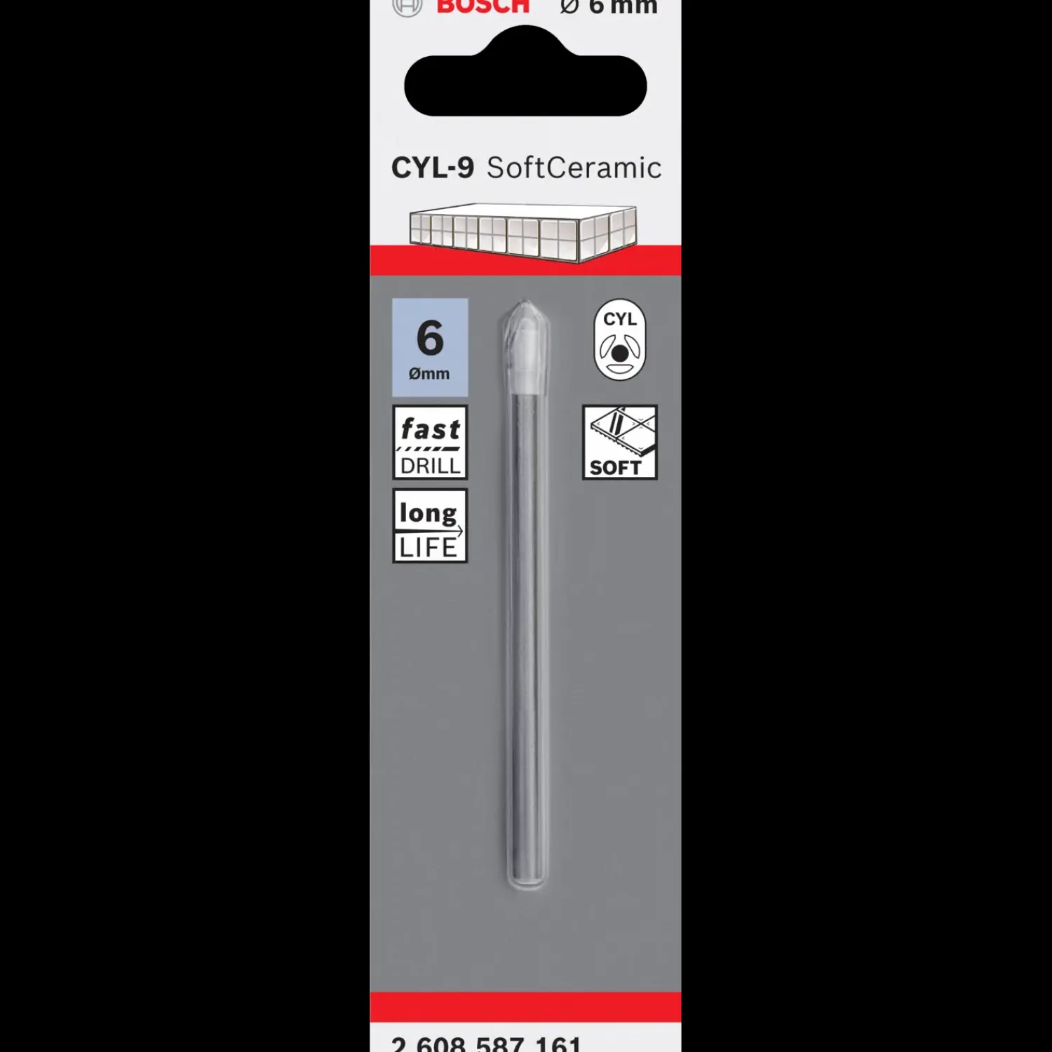 Hot Bosch gør det selv Bosch Flisebor CYL-9 Ceramic 6x80 mm