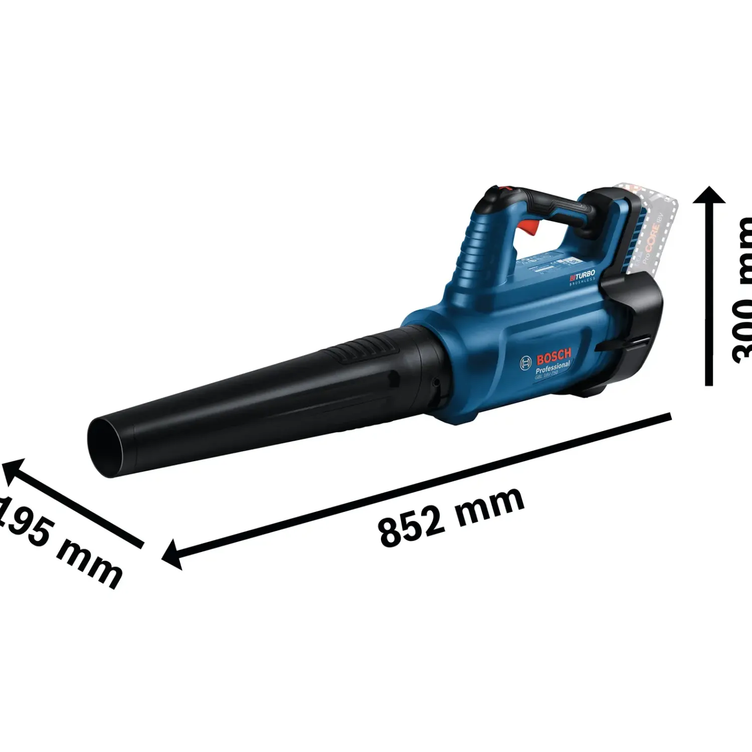 Bosch Professional Løvsugere Og Løvblæsere^Bosch GBL 18V-750 PROFESSIONAL løvblæser solo