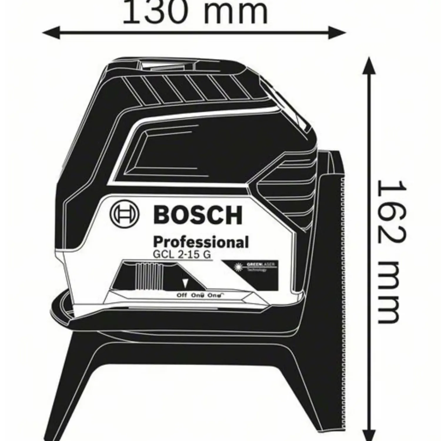 Bosch Professional Måleudstyr^Bosch GCL 2-15 G kombilaser