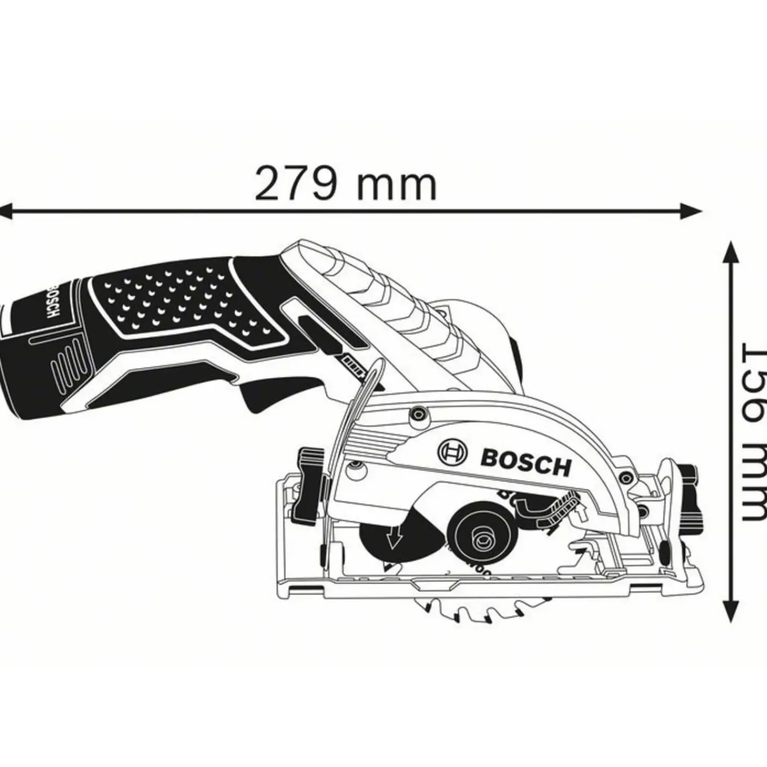 Sale Bosch Professional Bosch GKS 12V-26 akku rundsav solo