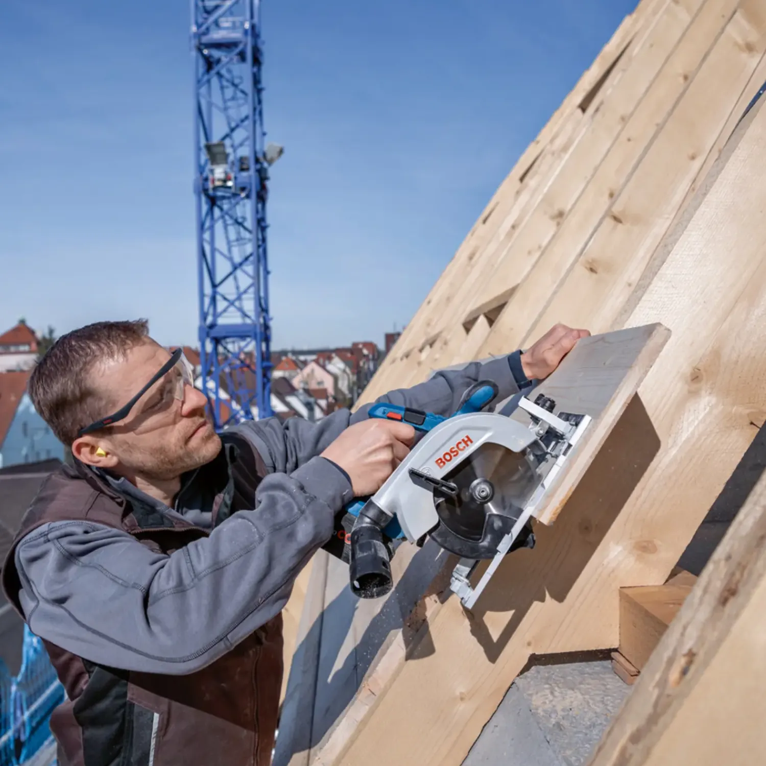 Bosch Professional Rundsave^Bosch GKS 18V-57 18V rundsav solo