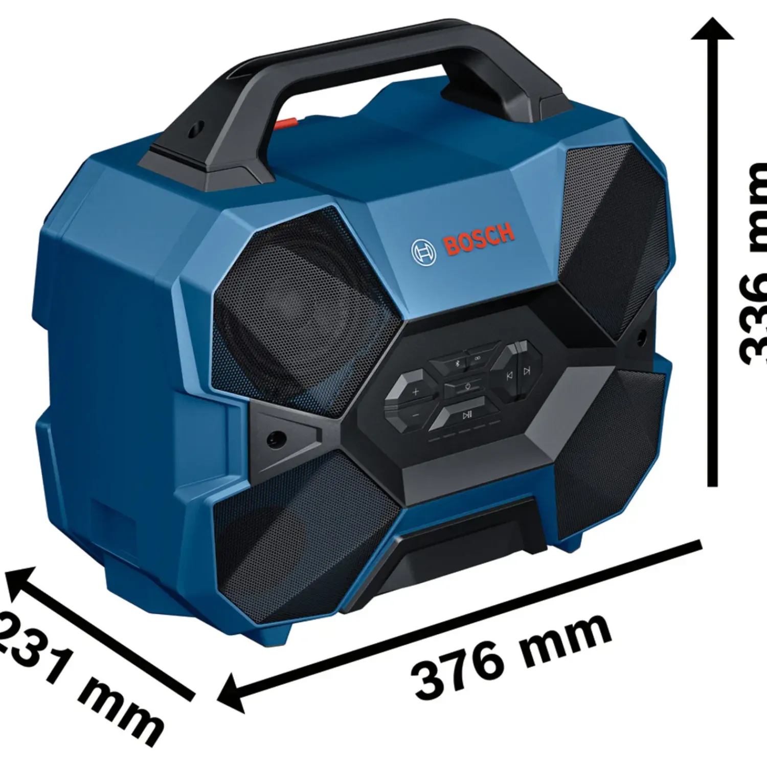 Bosch Professional Arbejdsradioer^Bosch GPB 18V-6 C bluetooth byggepladshøjtaler solo