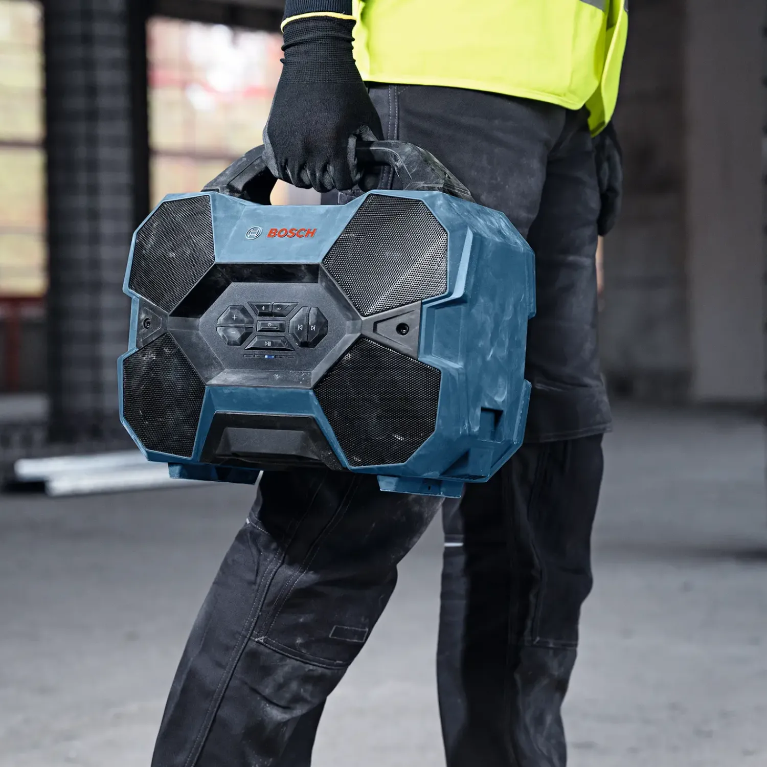 Bosch Professional Arbejdsradioer^Bosch GPB 18V-6 C bluetooth byggepladshøjtaler solo