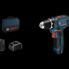 Discount Bosch Professional Bosch GSR 12V-15 akku bore-skruemaskine 2 x 2,0 Ah batterier og lader