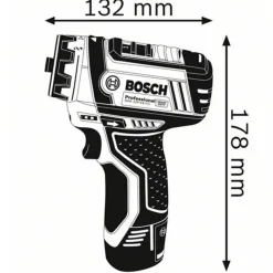 Bosch Professional Bore- Og Skruemaskiner^Bosch GSR 12V-15 FC bore/skruemaskine 2x2,0 Ah batteri/lader og L-BOXX