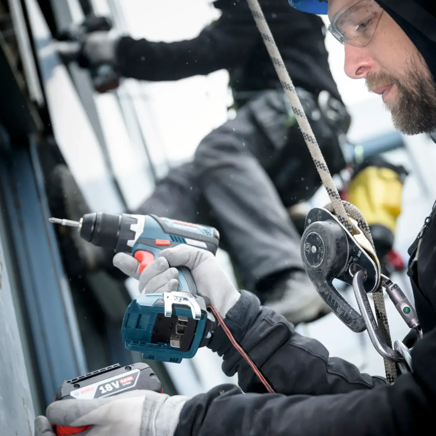 Best Bosch Professional Bosch GSR 18V-EC bore/skruemaskine 2x5,0 Ah i L-BOXX