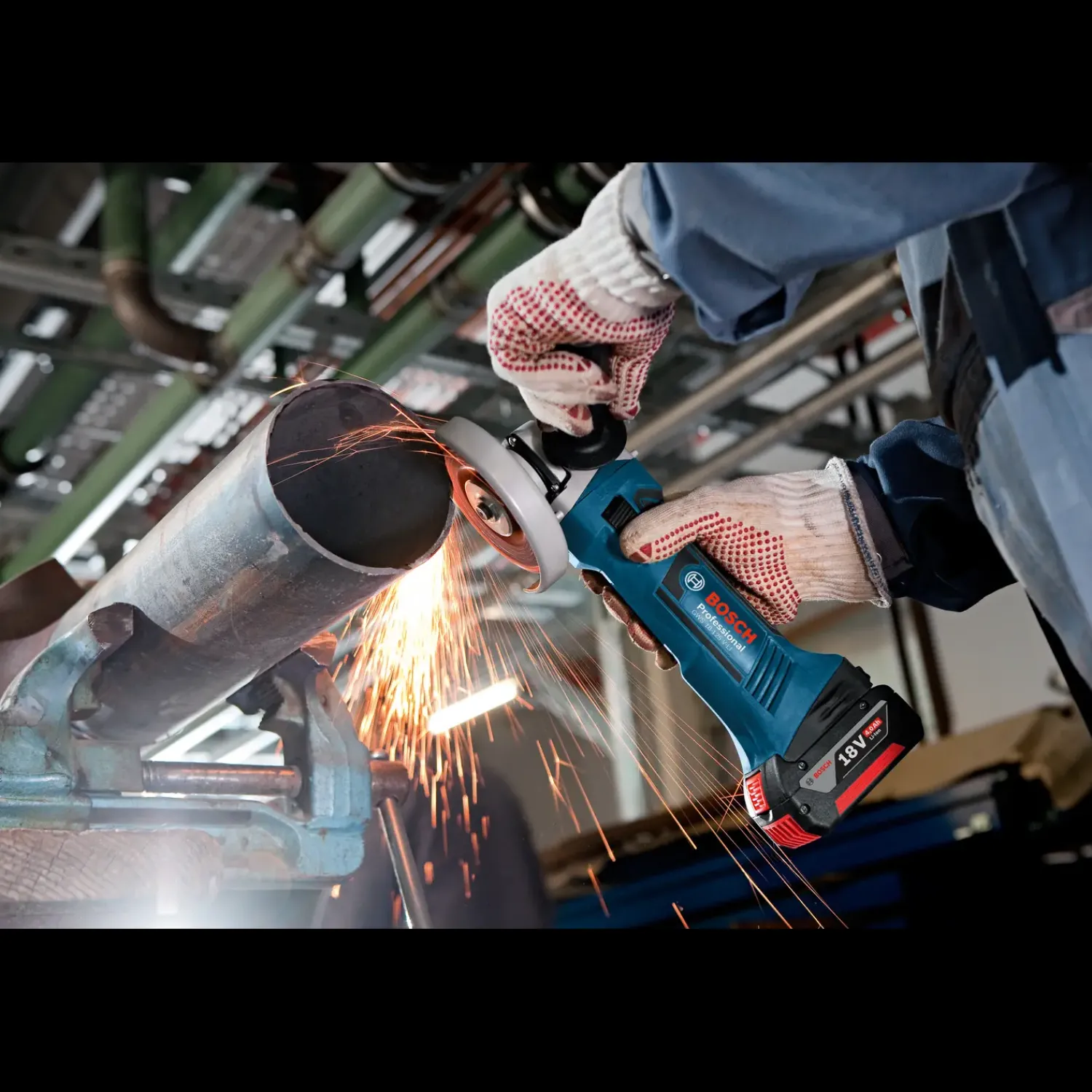 Bosch Professional Vinkelslibere^Bosch GWS 18-125 V vinkelsliber solo