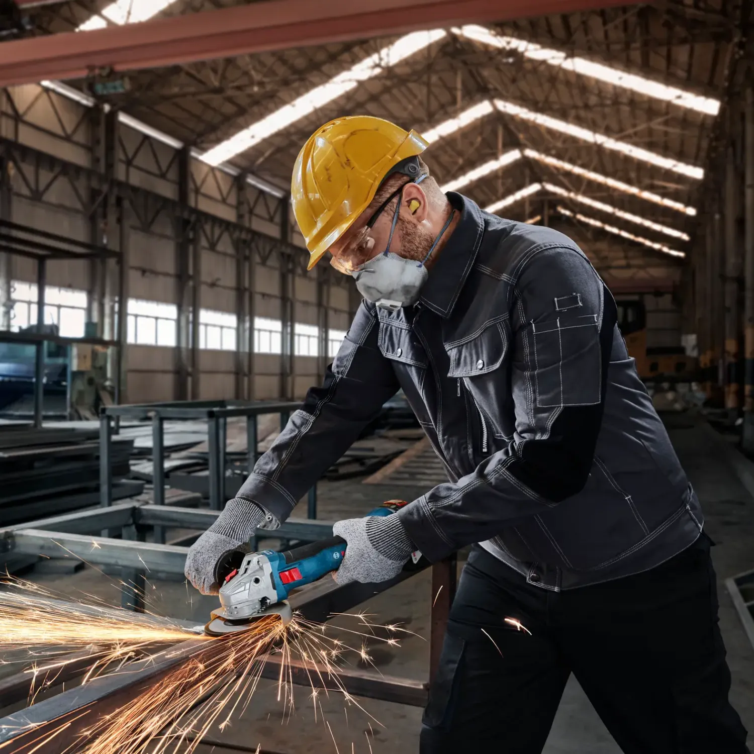 Bosch Professional Vinkelslibere^Bosch GWS 18V-8 Professional vinkelsliber solo