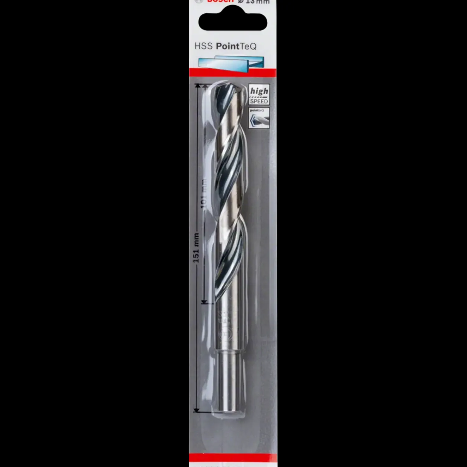 Bosch gør det selv Bor- Og Borsæt^Bosch HSS-spiralbor PointTeQ 13,0 mm (reduceret skaft)