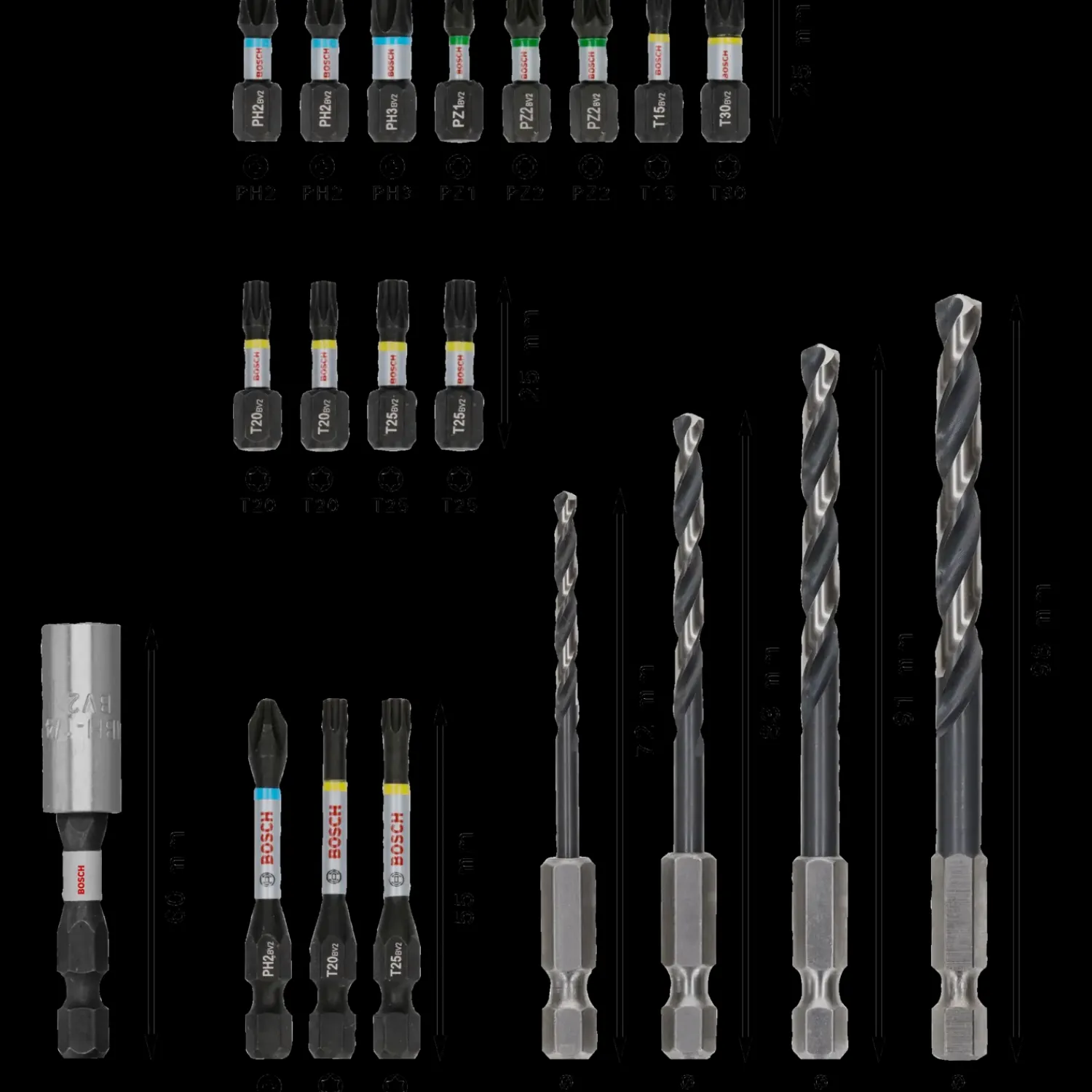 Discount Bosch Impact HSS bor-/bitssæt med 20 dele