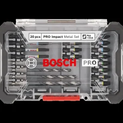 Bor- Og Borsæt^Bosch Impact HSS bor-/bitssæt med 20 dele