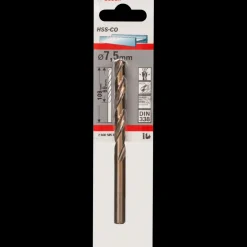 Bor- Og Borsæt^Bosch Metalbor HSS-Co, DIN 338 2x49 mm