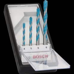 Outlet Bosch Professional Bosch multi borsæt Ø4-8 mm. Robustline 4 dele