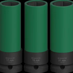 New Bosch Professional Bosch PRO Impact Socket Set med PET-dæksler, 1/2", ekstra dyb, 3 stk.