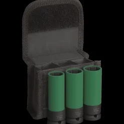 New Bosch Professional Bosch PRO Impact Socket Set med PET-dæksler, 1/2", ekstra dyb, 3 stk.