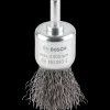 Clearance Bosch gør det selv Bosch PRO Metal clean pensel-kopstålbørste, lige skaft, 25x0,3 mm