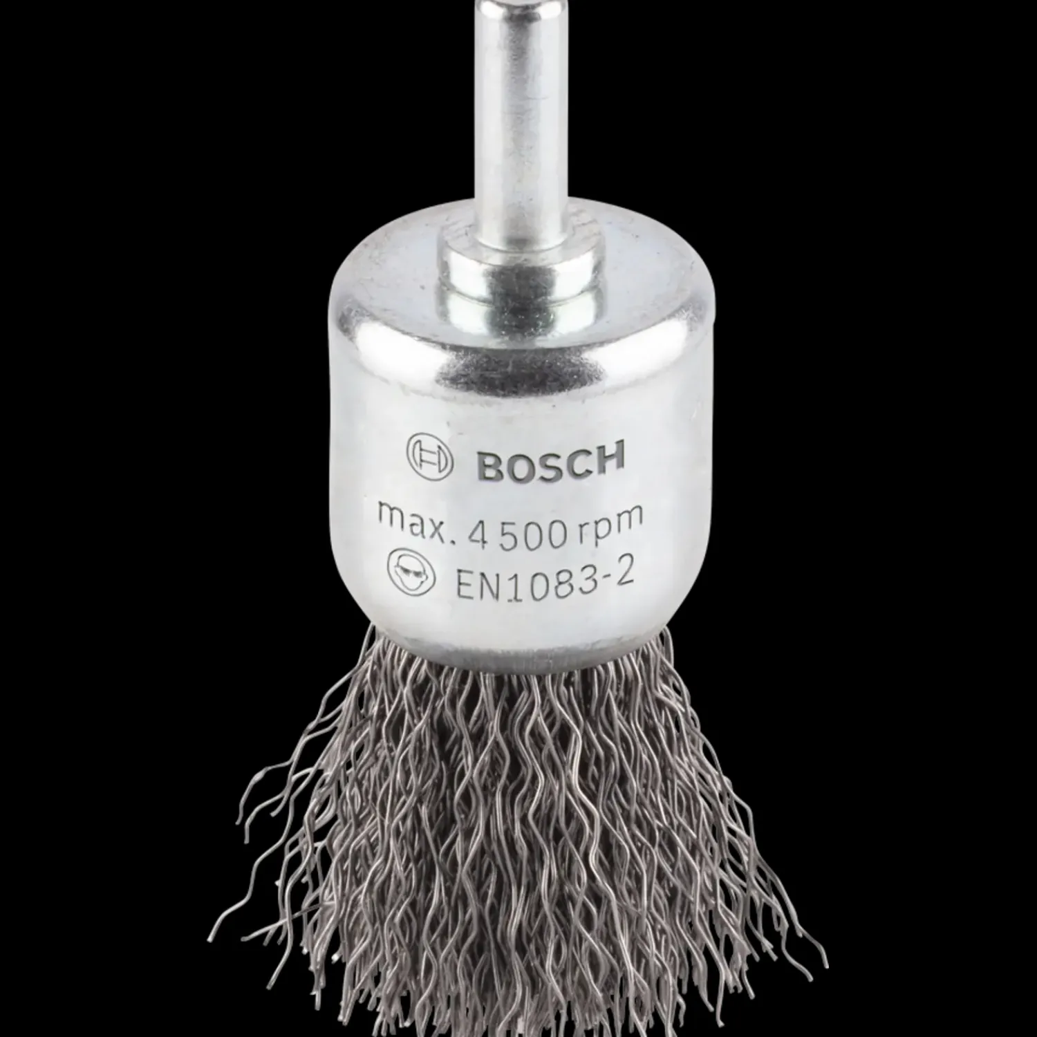 Clearance Bosch gør det selv Bosch PRO Metal clean pensel-kopstålbørste, lige skaft, 25x0,3 mm