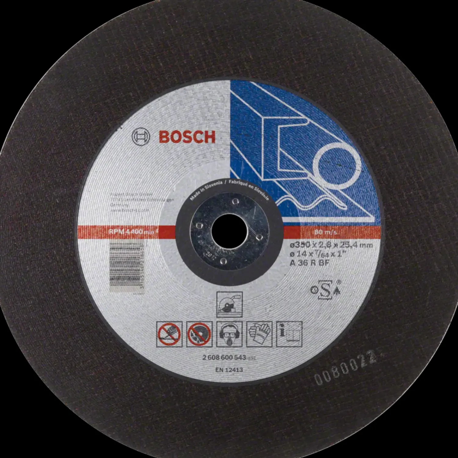 Bosch gør det selv Klinger Til Vinkelslibere^Bosch PRO Metal limet skæreskive, 355x2,8x25,4 mm, oSa