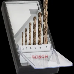 Bosch gør det selv Bor- Og Borsæt^Bosch PRO Stainless Steel HSS-Co-spiralborsæt, 6 stk.