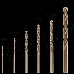 Bosch gør det selv Bor- Og Borsæt^Bosch PRO Stainless Steel HSS-Co-spiralborsæt, 6 stk.