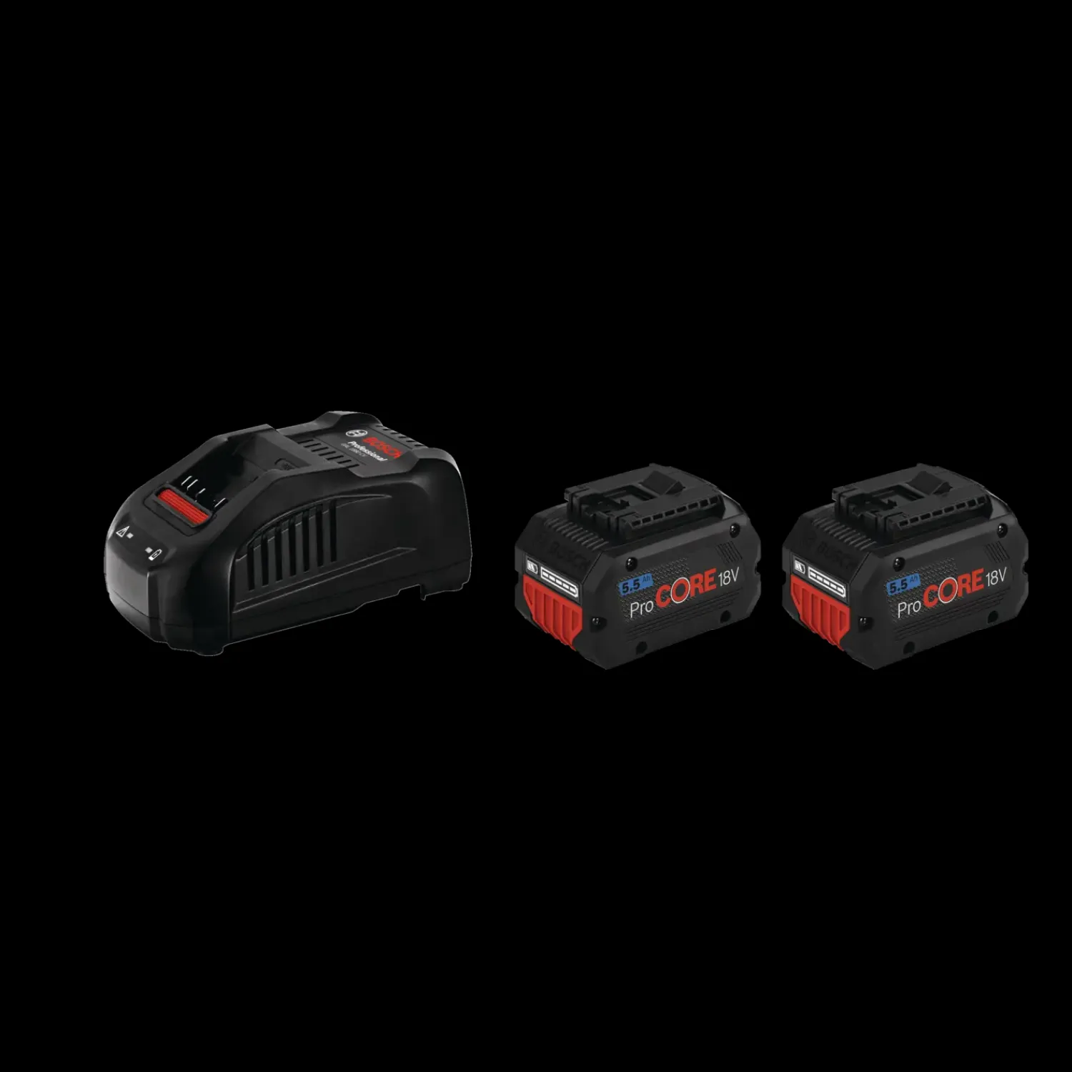 Bosch Professional Bosch Procore startsæt batterier 2x5,5 Ah + lader GAL 1880 CV
