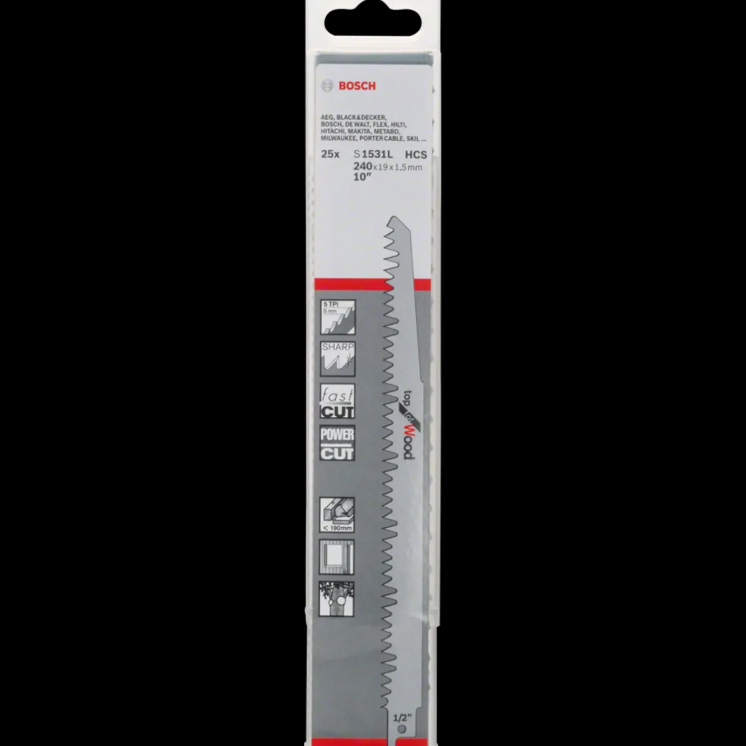 Best Bosch Professional Bosch S1531 L bajonetsavklinge top for wood 25 stk