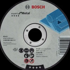 Hot Bosch Professional Bosch skæreskive til metal Ø125X2,5 mm