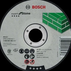 Bosch Professional Klinger Til Vinkelslibere^Bosch skæreskive til sten Ø125X2,5 mm., korn 24