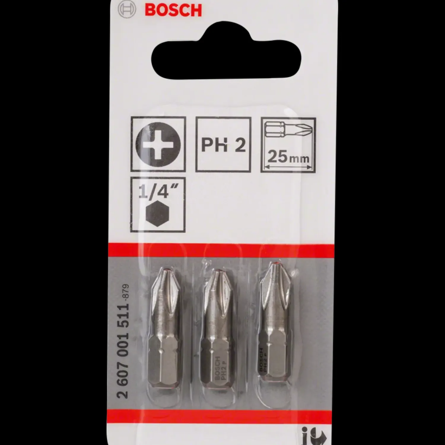 Bosch gør det selv Bor- Og Borsæt^Bosch Skruebit, PH2 ekstra hård 25 mm