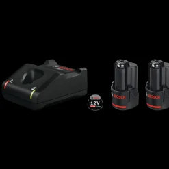 Bosch Professional Batterier Og Opladere^Bosch startsæt 2x GBA 12V 3.0Ah + hurtiglader