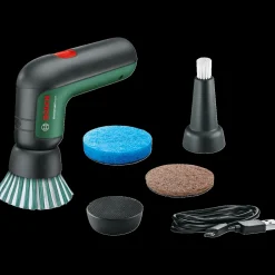 Bosch gør det selv Rengøringsartikler|Tilbehør Til Kontor Og Værksted^Bosch UniversalBrush rengøringsværktøj 3,6V USB