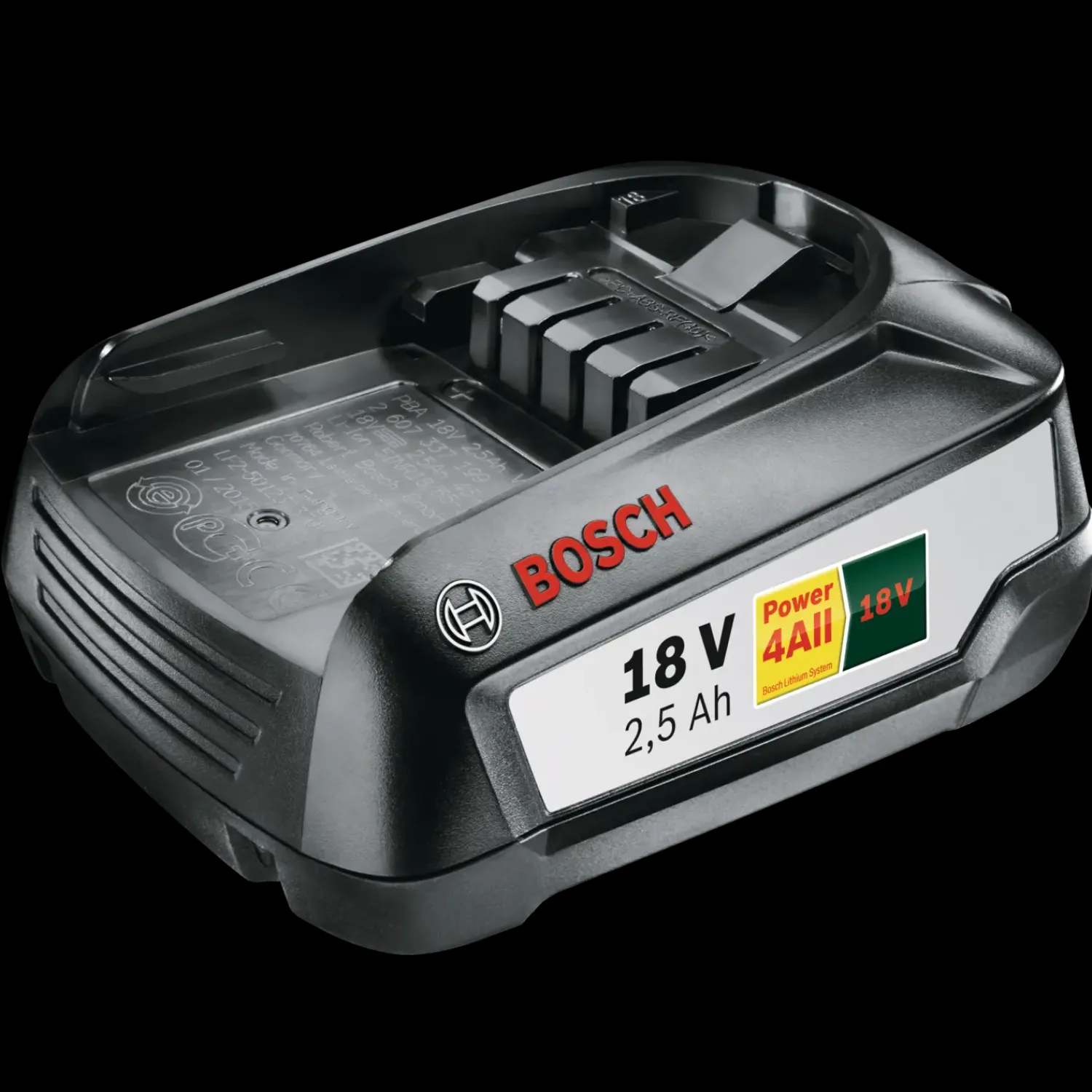 Bosch gør det selv Batterier Og Opladere^Bosch 18V 2,5 Ah Li-ion batteri