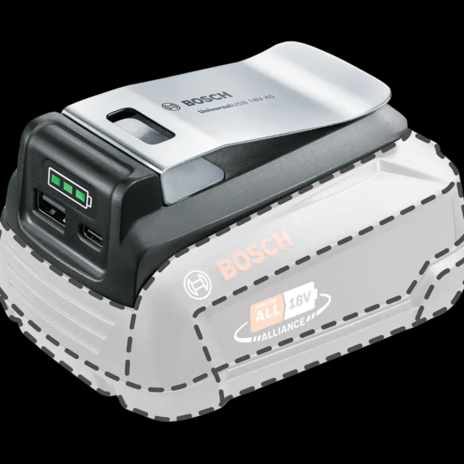 Bosch gør det selv Batterier Og Opladere^Bosch 18V 2,5 Ah Li-ion batteri