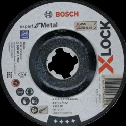 Bosch Professional Klinger Til Vinkelslibere^Bosch  X-Lock Expert for Metal skrubskive forkrøppet 125x6 mm