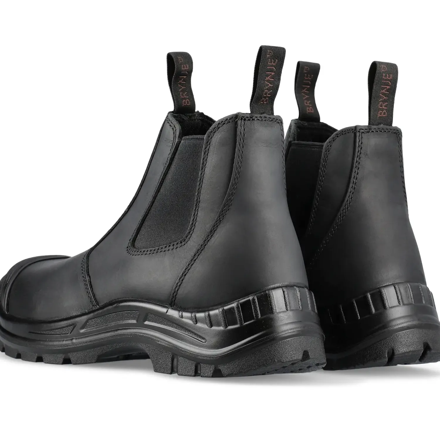 Brynje Sikkerhedssko^lukkede sikkerhedstøvler i læder str. 46