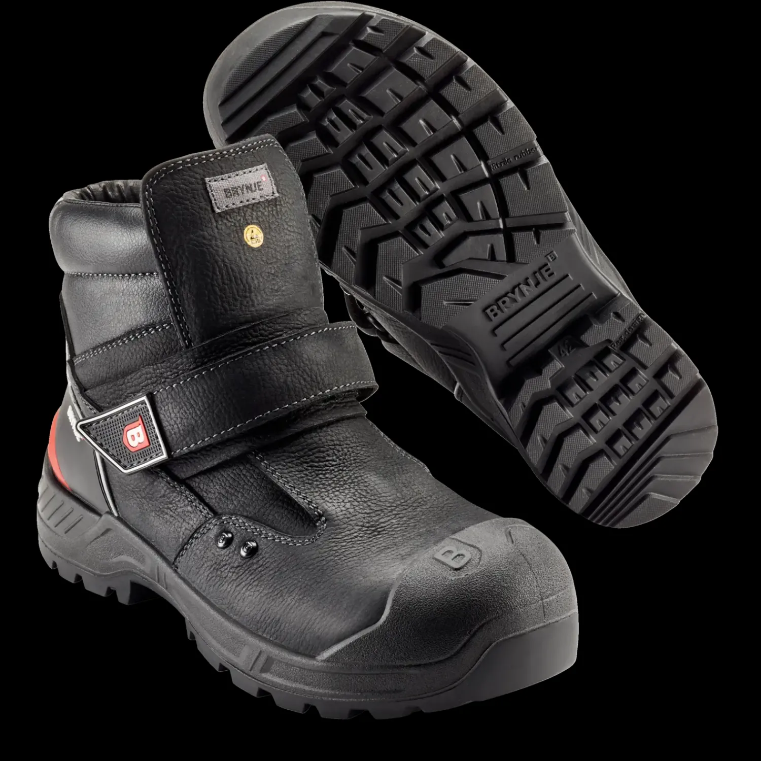 Brynje Sikkerhedssko^Welder S3 Src støvlet sort str. 42