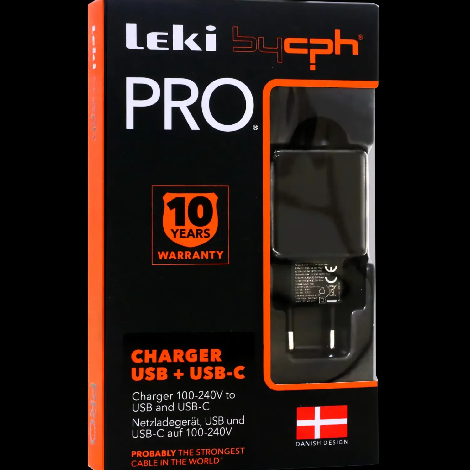 Gadgets Og Elektronik^Bycph PRO Adapter - 220V Netlader til USB/USB-C
