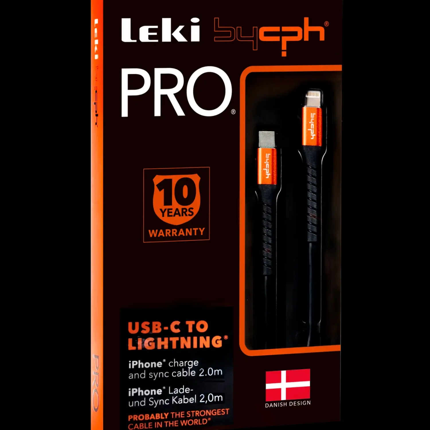 Hot Bycph PRO Kabel - USB-C til Lightning, 2 m