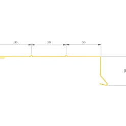 Bygtjek Tilbehør Til Tage Og Tagrender^sternkapsel universal 30x1000 mm sort