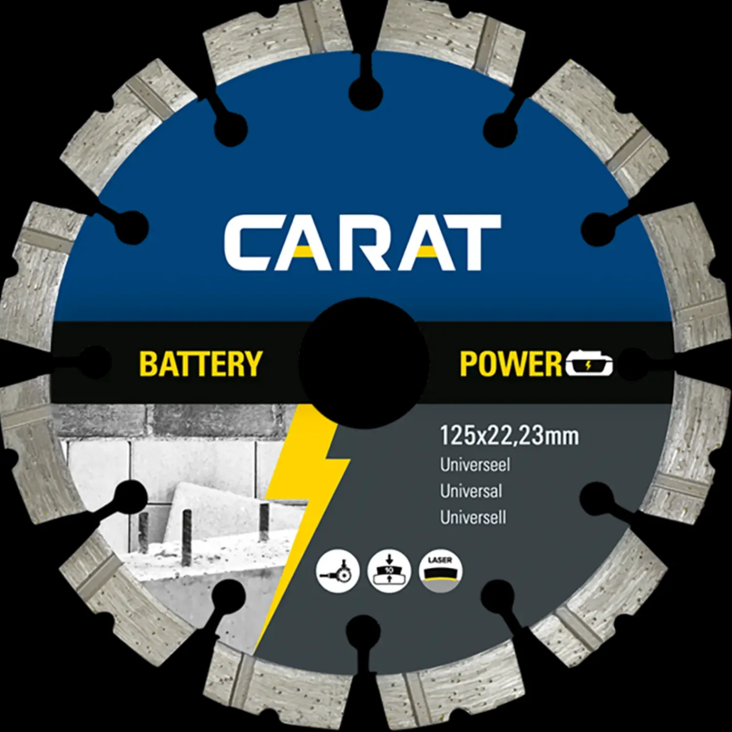 Carat CBP diamantklinge master 125x22,23 mm