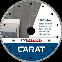 Carat Klinger Til Vinkelslibere^CDC brilliant diamantklinge fliser Ø200 mm