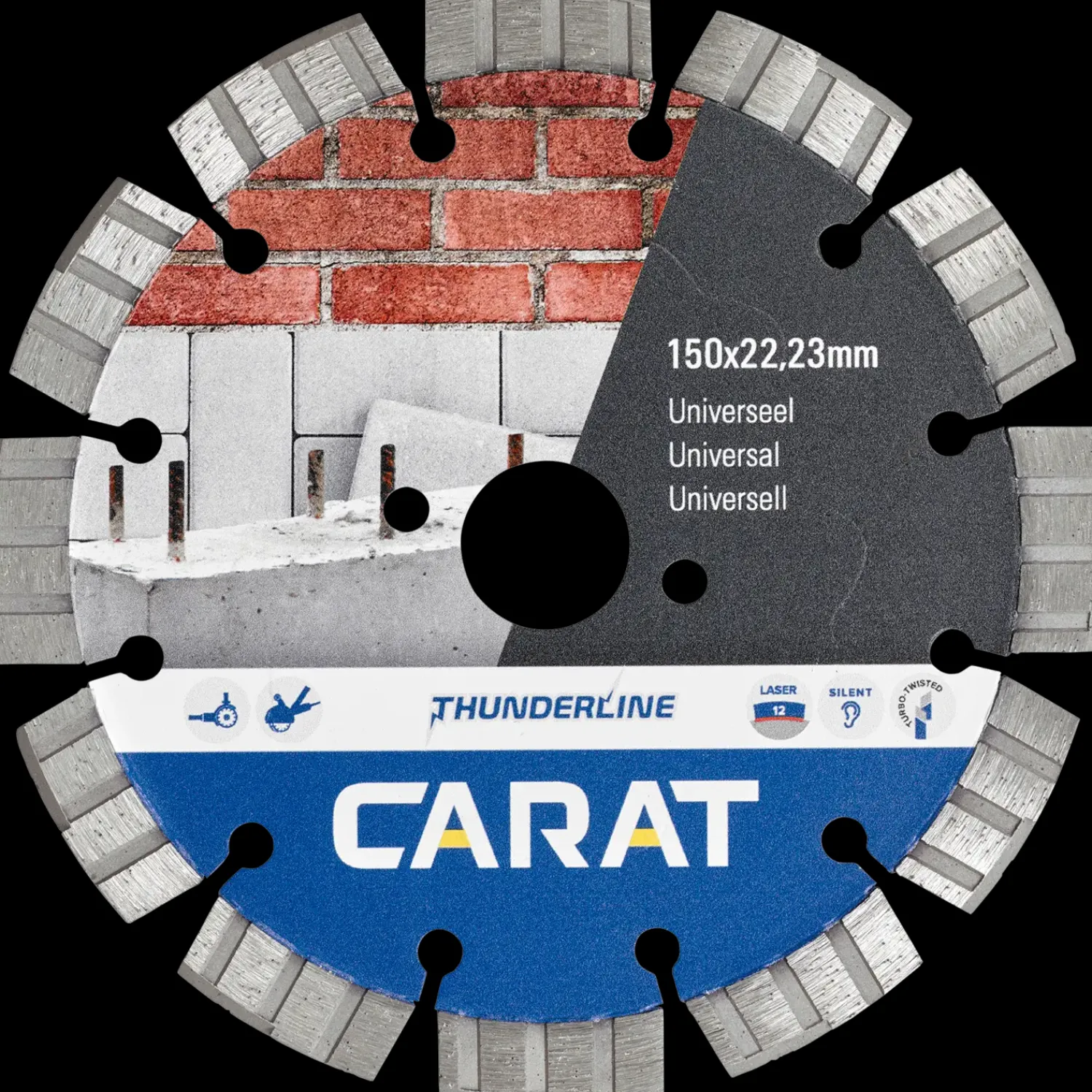 Hot Carat thunderline diamantklinge Ø150 mm
