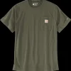 T-Shirts^Carhartt 106652 Force™ pocket T-shirt grøn str. M