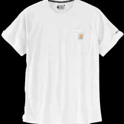 Online Carhartt 106652 Force™ pocket T-shirt hvid str. L