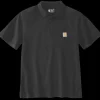 New Carhartt 106685 Midweight s/s pocket polo sort str. M