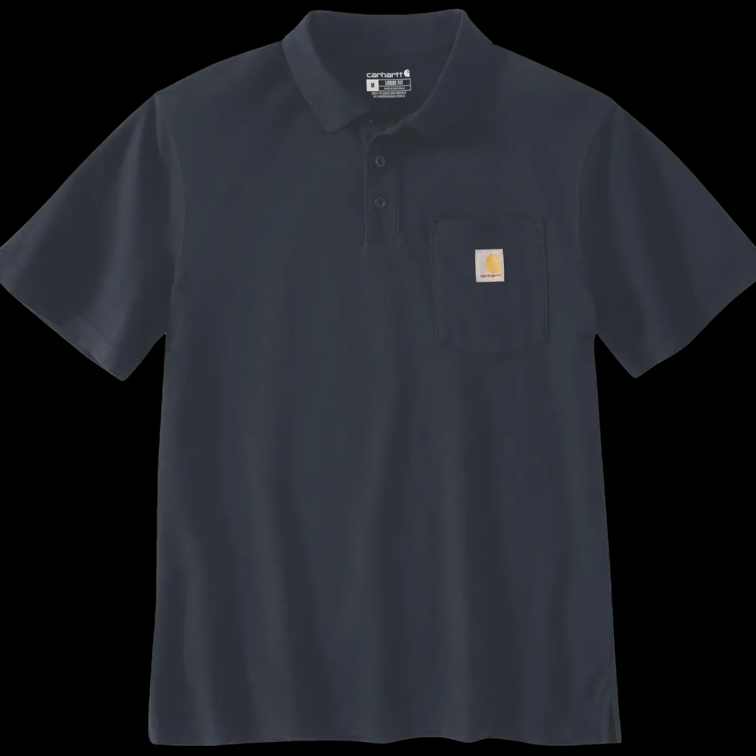 Carhartt 106685 Midweight s/s pocket polo navy str. XL