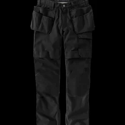 Outlet Carhartt 105070 steel cargo multi-pocket bukser Sort str. 36-32